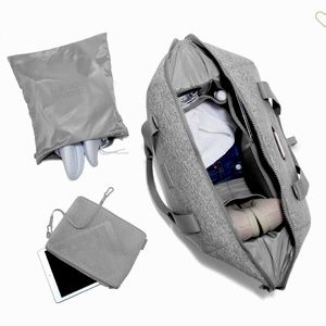 Dagne Dover extra large london carry all in heather gray